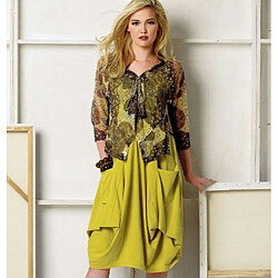 Avis Vogue Patterns V8975 Patrons de robes et vestes pour femme Multicolore Tailles XS à M