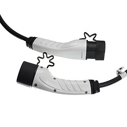 vhbw Câble de recharge type 2 vers type 2 compatible avec Audi A3 TFSI e, A4 TFSI e voiture électrique - 1 phase, 16 A, 3,5 kW, 10 m