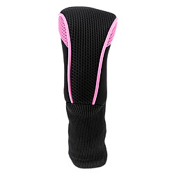 Avis maille long cou club de golf tête de secours couvre golf hybride ut tête rose