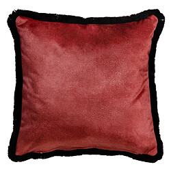 BigBuy Home Coussin Orange Léopard 45 x 45 cm