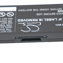 vhbw Batterie compatible avec Dell G3 15 3590, G3 3590, G3 3590-R1545BL, G3 3590-R1862BL laptop (4150mAh, 11,4V, Li-polymère)