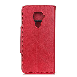 Etui en PU unique rouge pour votre Xiaomi Redmi Note 9/Redmi 10X 4G