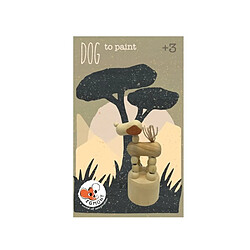 Egmont Toys Chien en bois push-up a peindre