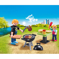 Playmobil® Playmobil 5649 : Family Fun : Mallette transportable de barbecue