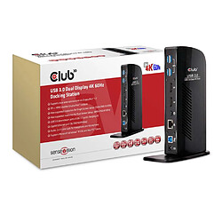 Club 3D CLUB3D USB 3.0 Dual Display 4K60Hz Docking Station