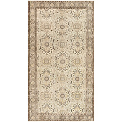 Vidal Tapis de laine 208x114 brun Ultra Vintage