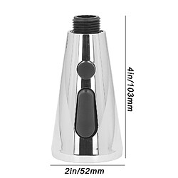 Avis ComfortXL Pommeau de robinet g1/2 en acier inoxydable nickel brossé avec 3 modes pour évier de cuisine