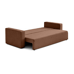 Bestmobilier Topaze - canapé 3 places - convertible avec coffre - en tissu