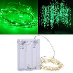 Wewoo Guirlande 3m 3 x AA Batteries alimenté 150LM SMD-0603 LED Argent Light String Festival lampe / décoration bande de lumière, lumière verte