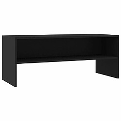 Maison Chic Meuble TV scandinave - Banc TV pour salon Noir 100 x 40 x 40 cm Aggloméré -MN85010