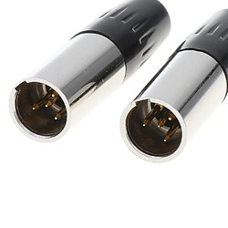 Avis Lot de 2 XLR Mâle 3 Broches à 5 mm l'adaptateur Audio