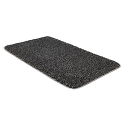 RUGSX Tapis de salle de bain SYNERGY, glamour, antidérapant, doux - lurex gris 50x80 cm