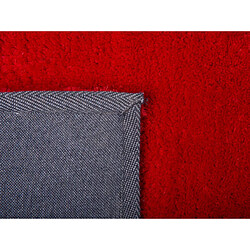 Beliani Tapis rouge 80 x 150 cm DEMRE pas cher