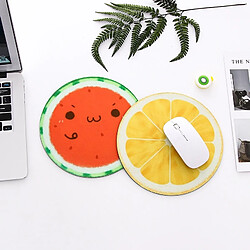 Acheter Wewoo Tapis de souris 2 PCS 22cm Série de fruits mignons de rond Pad Fournitures de bureau Pluton