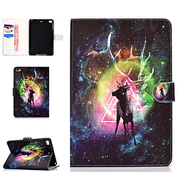 Etui en PU impression de motifs avec support antilope pour votre Apple iPad Mini 4 3 2 1