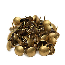 100pcs Clous D'ameublement En Bronze Antique Clous De Meubles Clous / Punaises / Broches 11x11mm