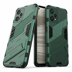 Coque en TPU anti-griffes avec béquille, vert pour votre Realme 9 Pro