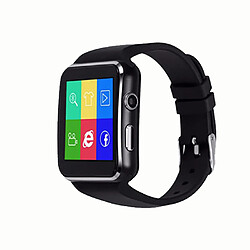 Universal Smartwatch à écran incurvé avec carte de support de caméra Bluetooth appelée Smartwatch Téléphone Smartwatch (noir)