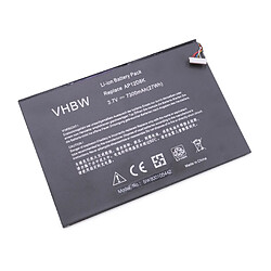 vhbw Batterie remplacement pour Acer 1ICP4/83/103-2, AP12D8K pour tablette pad (7300mAh, 3,7V, Li-polymère)