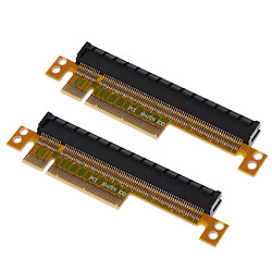 2 Pièces Carte Adaptateur Graphique PCI-E PCI 8X à 16X Convertisseur de Carte de Montage