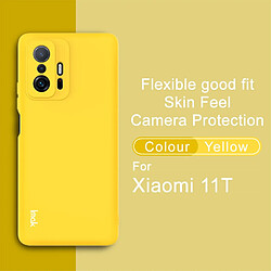 Coque en TPU IMAK anti-rayures jaune pour votre Xiaomi 11T/11T Pro