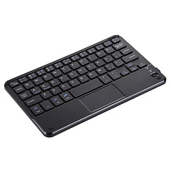 Wewoo Clavier QWERTY noir Mini sans fil portatif universel de Bluetooth avec le panneau tactile, compatible avec tous les androïde et Windows Smartphone / Tablettes avec fonctions pas cher