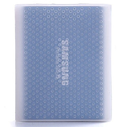 Wewoo Housse de protection en silicone pour disque dur portable PT500 résistante aux rayures Samsung SSD T5 portableavec orifices de ventilation blanc