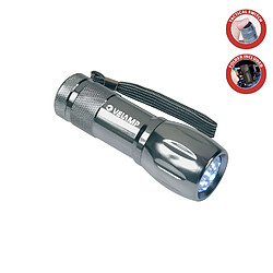 VELAMP Lampe torche compacte en aluminium 9 LED + housse incluse