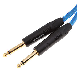 Acheter double jack 6,35 mm 1/4 pouce prise double câble audio jack RCA mâle 1,5 mètre