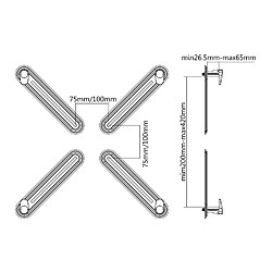 Acheter Kimex Adaptateur Non VESA