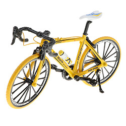 Avis Échelle 1:10 en alliage moulé sous pression modèle de vélo artisanat vélo jouet jaune2