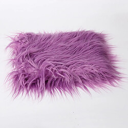 Acheter Bébé Nouveau-né De La Fourrure Photo Photographie Props Blanket Tapis Fond Violet