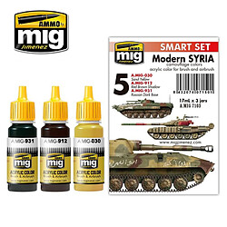 Mig Jimenez Ammo Peintures Modern Syrian Camouflage Set