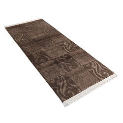 Vidal Tapis de couloir en laine 201x79 brun Darya