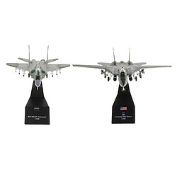 2x 1: 100 échelle F-14 Avion MIG-29 Fighter Metal Army Model Ornements