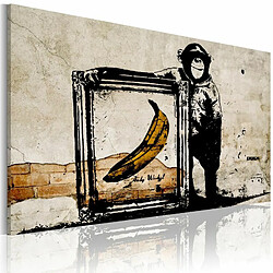 Paris Prix Tableau Imprimé Inspired - Banksy -Sepia 40 x 60 cm