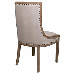 Chaise de Salle à Manger Alexandra House Living Crème 59 x 97 x 54 cm pas cher