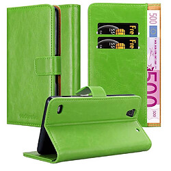 Cadorabo Coque Sony Xperia C4 Etui en Vert