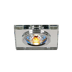 Inspired Encastré Downlight Shallow Square Rim Only Clear, Nécessite 100035310 pour compléter l'article