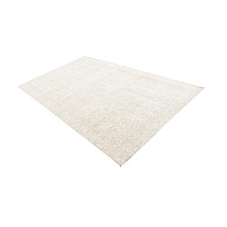 Avis Vidal Tapis de laine 259x150 beige Ultra Vintage