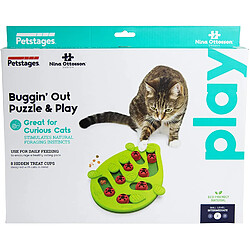 Nina Ottosson par Petstages Jeu d'intelligence Buggin Out - pour chat - à friandises/interactif