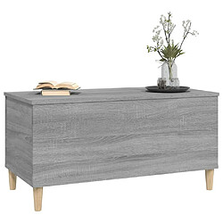 Acheter Maison Chic Tabls basse,Table Console pour salon Sonoma gris 90x44,5x45 cm Bois d'ingénierie -MN34064