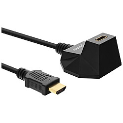 NEDIS Station HDMI InLine®, câble HDMI haute vitesse avec Ethernet, M / F, contacts noirs et dorés, 5 m