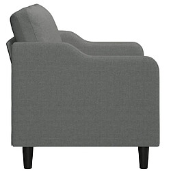 Acheter Maison Chic Canapé à 2 places,Sofa de Salon,Canapé droit Gris foncé 120 cm Tissu -GKD619877