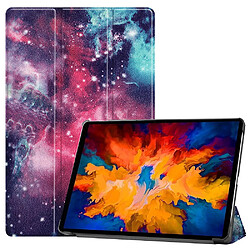 Etui en PU impression de motifs avec support tri-pliure Visage énervé pour votre Lenovo Tab P11 Pro TB-J706F