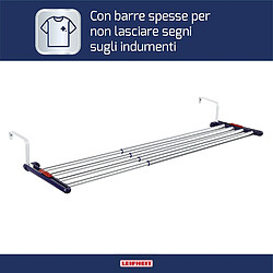 Avis Sèche-linge pour balcon et intérieur Leifheit Quartett 42 Extendable Sèche-linge extensible en aluminium