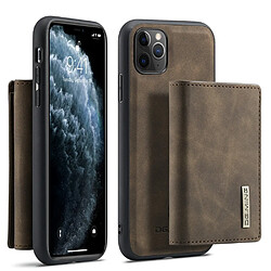 Dg.Ming Coque en TPU + PU détachable, hybride avec béquille café pour votre Apple iPhone 11 Pro 5.8 pouces