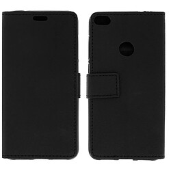 Avizar Etui Folio Clapet Fonction support Noir Huawei P8 Lite 2017 - Fentes cartes