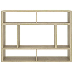 Avis vidaXL Étagère murale Chêne sonoma 75x16x55 cm Bois d'ingénierie