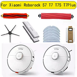 Accessoires pour aspirateur Xiaomi Roborock S7, T7, T7S, T7 plus, filtre lavable, brosse principale détachable, vadrouille, brosse latérale en tissu, Etc.